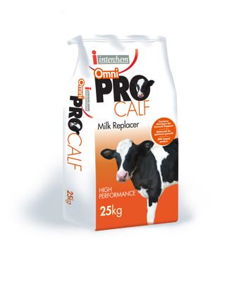 Bag of Omni Pro Calf milk replacer